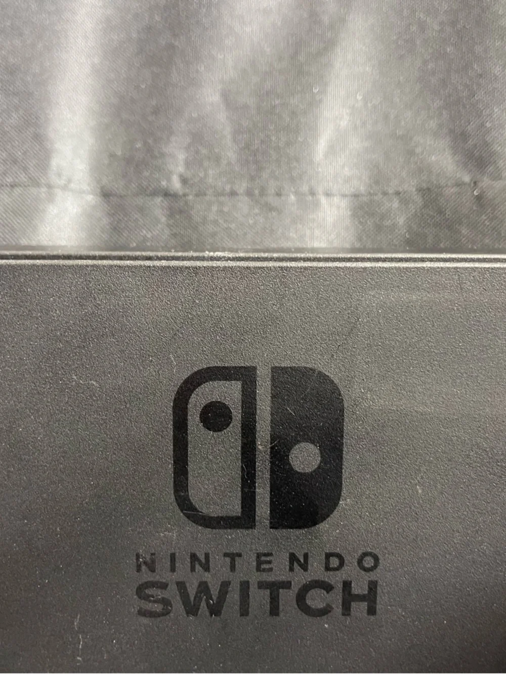 Nintendo Black Switch Dock with Subtle Logo